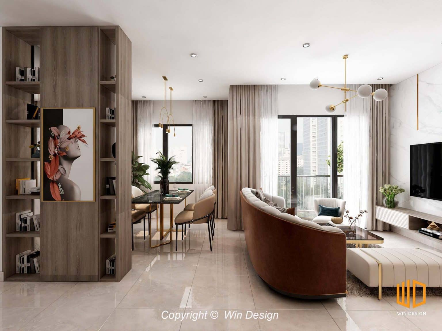 Thiết kế - căn hộ Vinhome Grand Park - Win Design